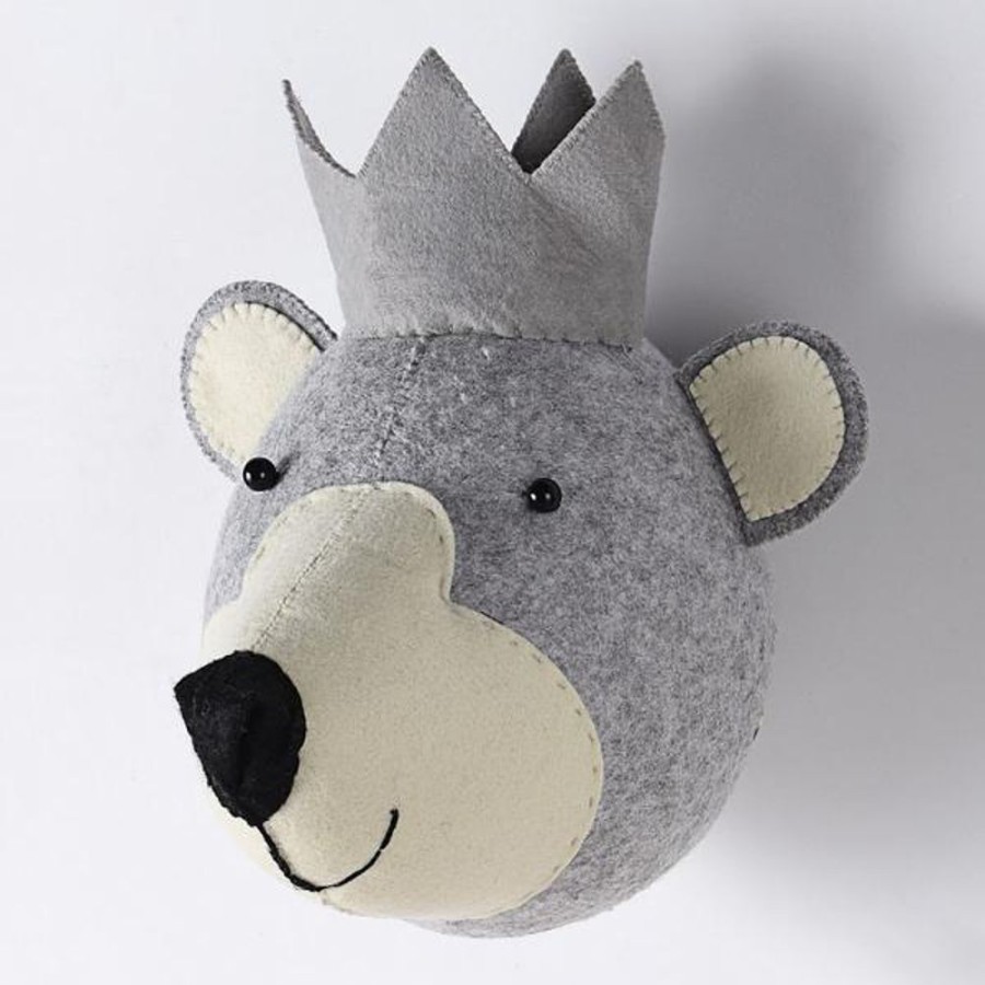 Kids Bedroom Mini me | Bear-Felt Animal Head