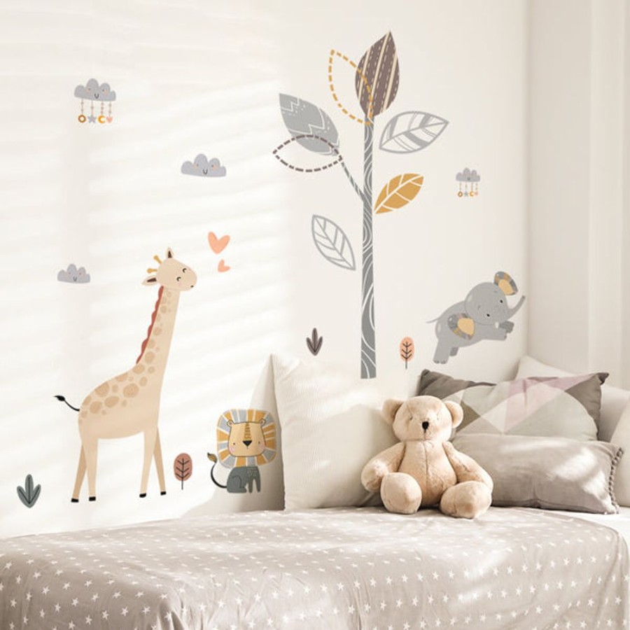 Kids Bedroom Mini Me Ltd | Cartoon Animal Friends Wall Sticker