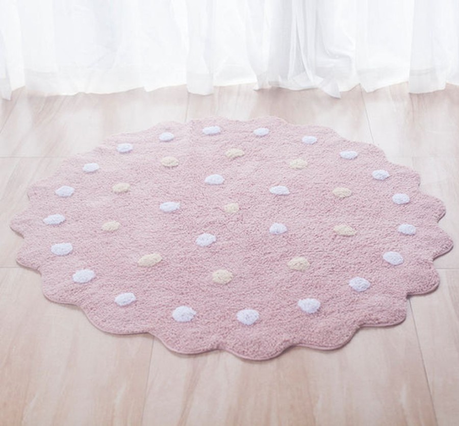 Kids Bedroom Mini Me Ltd | Cozy Round Cookie Rug