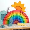 Toy Mini Me Ltd | Beechwood Rainbow Blocks