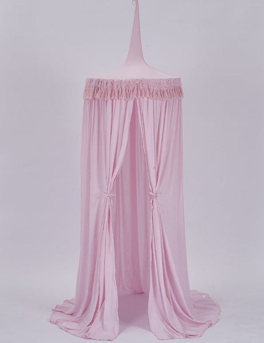 Kids Bedroom Mini Me Ltd | Pink Canopy With Tassel