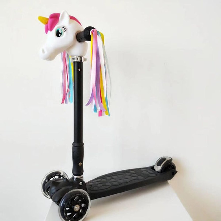 Ride On Mini Me Ltd | Scootaheadz Unicorn-White