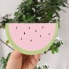 Kids Bedroom Mini Me - About love | Pink Watermelon Hook / Hanger-Handmade (2/Box)