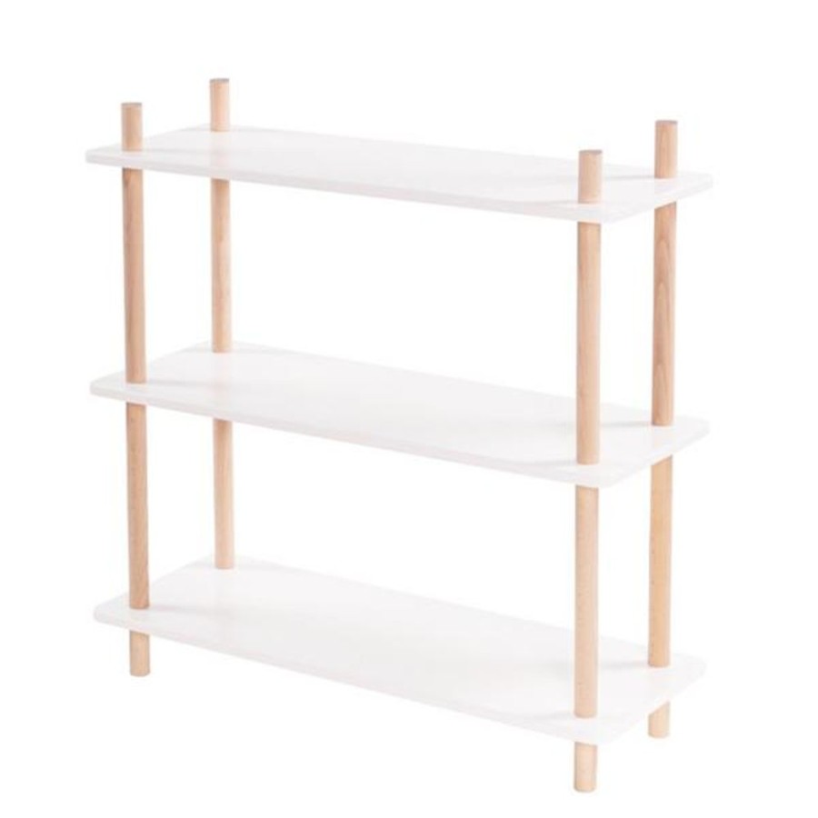 Kids Bedroom Mini Me Ltd | Nordic Bookcase Shelves -3L