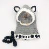 Accessories Mini Me Ltd | Fox #3 Grey Knitted Hat(5-18Y)