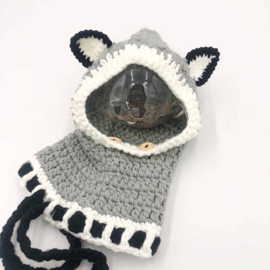 Accessories Mini Me Ltd | Fox #3 Grey Knitted Hat(5-18Y)