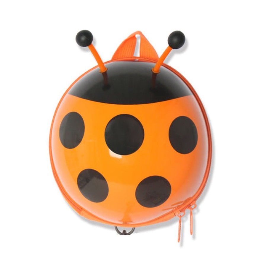 Backpack supercute | Mini Ladybug Backpack With Strap / Harness - Orange