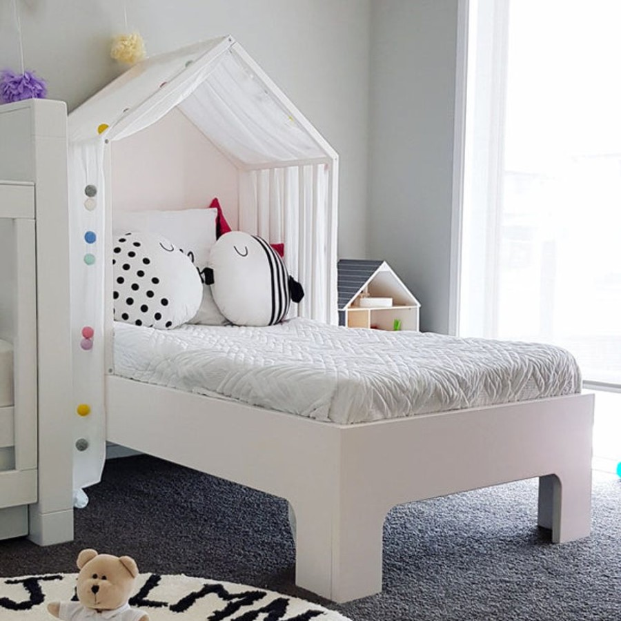 Kids Bedroom Mini Me Ltd | Wooden Toddler Bed House Bed+Mattress Set