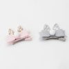 Accessories Mini Me Ltd | Rabbit Ear Hair Clip-Pink/Grey