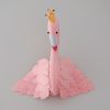 Kids Bedroom Mini Me Ltd | Pink Swan W-Felt Animal Head /Handmade