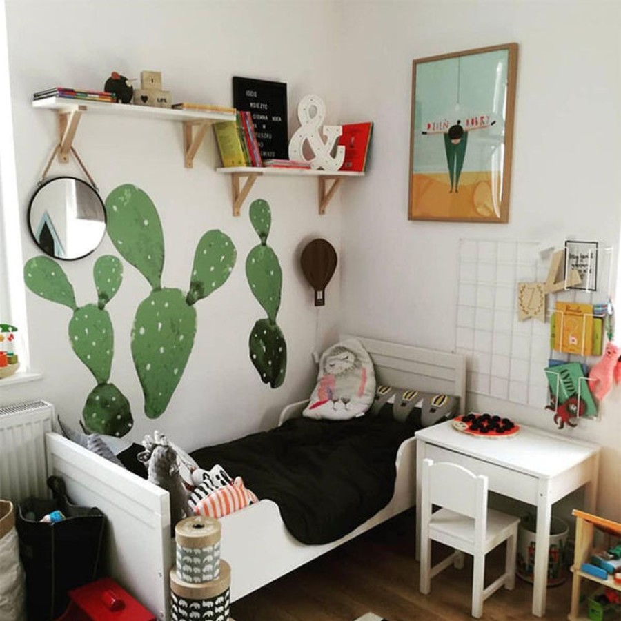 Kids Bedroom Mini Me Ltd | Giant Cactus Sticker Nursery Room Wall Sticker