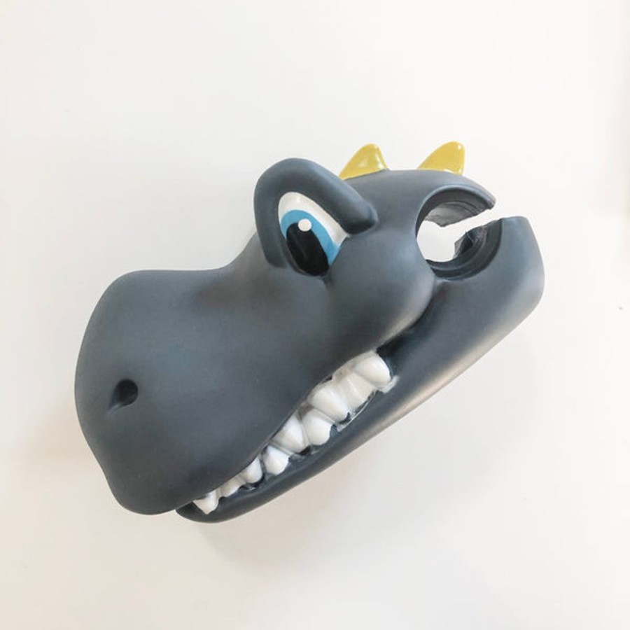 Ride On Mini Me Ltd | Scootaheadz Dinosaur - Dark Grey