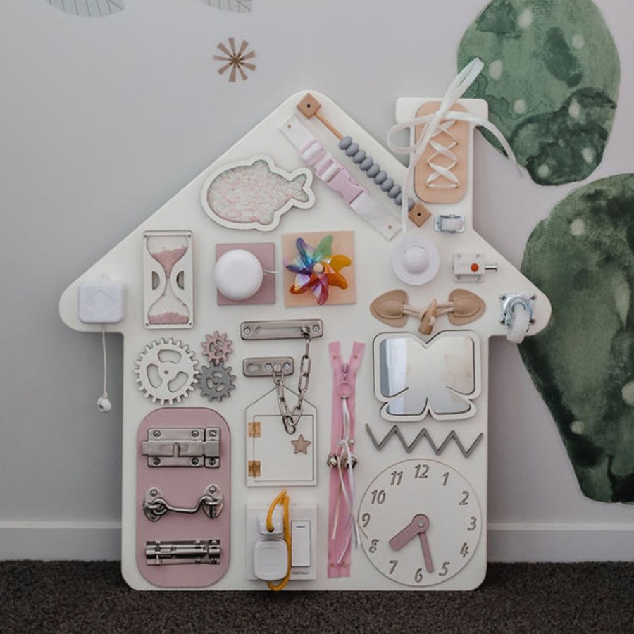 Toy Mini Me Ltd | Wooden Busy Board-House A