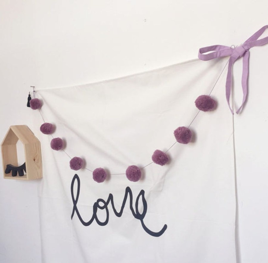 Kids Bedroom Mini Me Ltd | Pom-Pom Garland Room Decoration