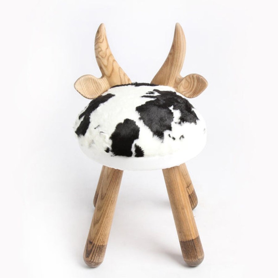 Kids Bedroom Mini Me Ltd | Little Cow-Handmade Wooden Kids Chair