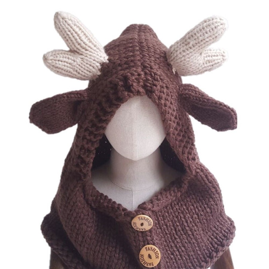 Accessories Mini Me Ltd | Moose Kids Knitted Hat (2Y-9Y)