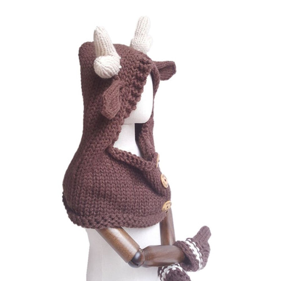 Accessories Mini Me Ltd | Moose Kids Knitted Hat (2Y-9Y)