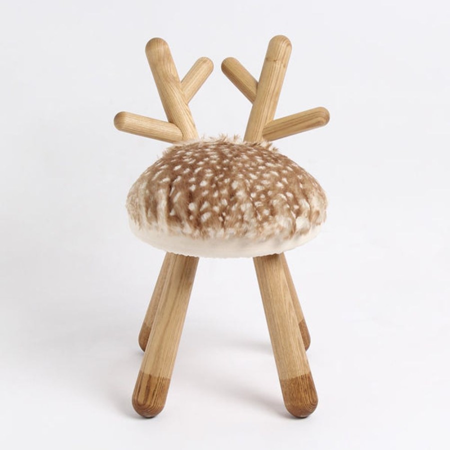 Kids Bedroom Mini Me Ltd | Pre Order- Little Deer-Handmade High Quality Wooden Chair