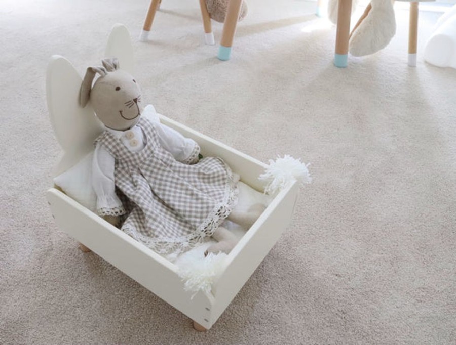 Toy Mini Me Ltd | Rabbit Shape Doll Bed & Bedding Set