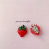 Accessories earrings | Strawberry Clip On Earrings