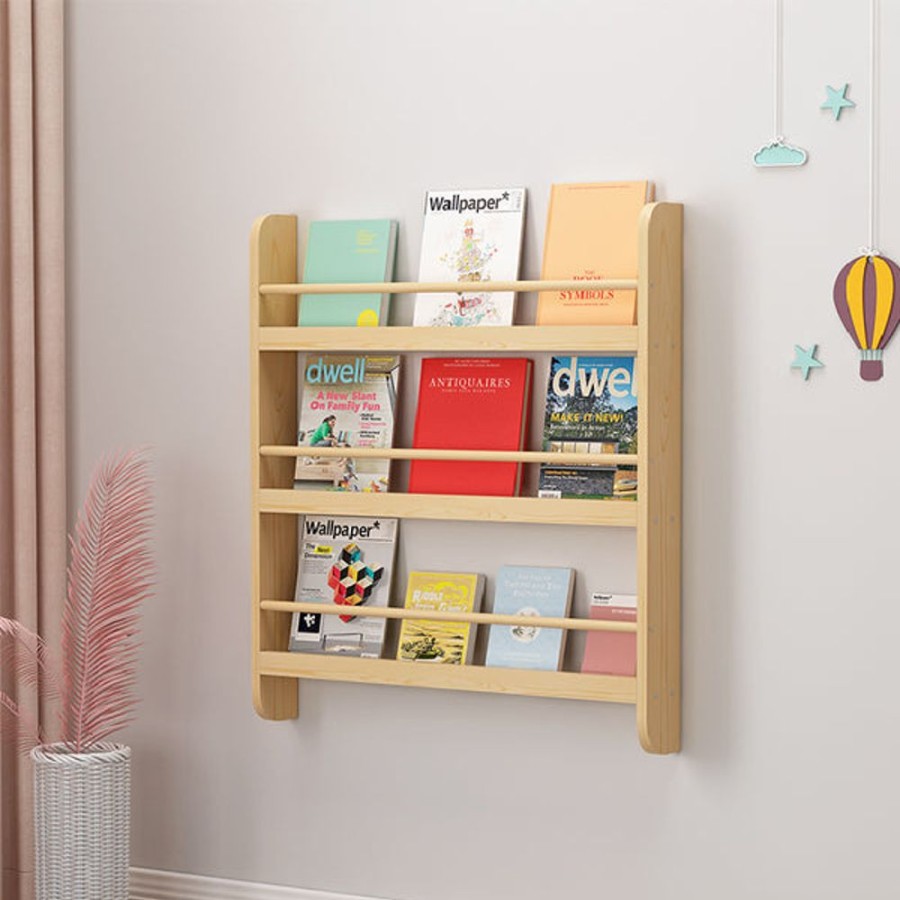 Kids Bedroom Mini Me Ltd | Children'S Wall-Mounted Bookshelf - 3L