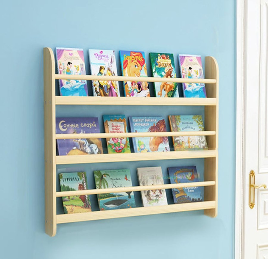 Kids Bedroom Mini Me Ltd | Children'S Wall-Mounted Bookshelf - 3L